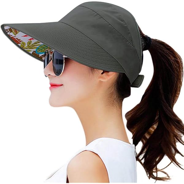 uhr【ウーア】　Portable Sun Hat Wallaroo Men's Explorer Sun Hat (L/XL, Camel/Navy) – UV 50+, Wide